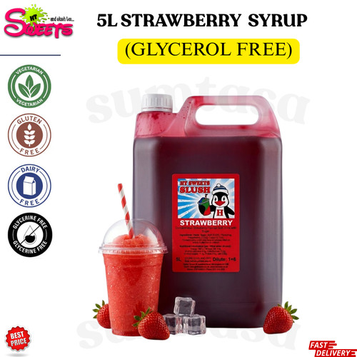 Strawberry slush puppie syrup - strawberry,