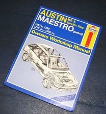 1983-1991 AUSTIN MAESTRO 1275cc/1598cc inc MG/VP HAYNES WORKSHOP MANUAL 922