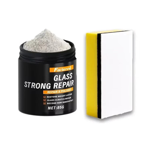 Glass scratch repair - glass, powder