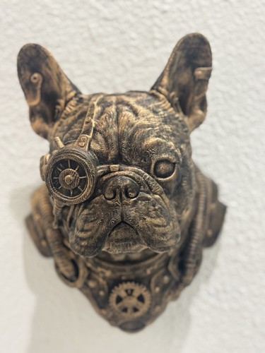 Steampunk french bulldog wall - steampunk,