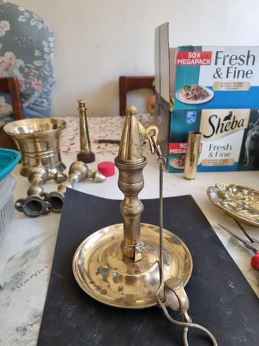 Vintage chamber candle stick - vintage,