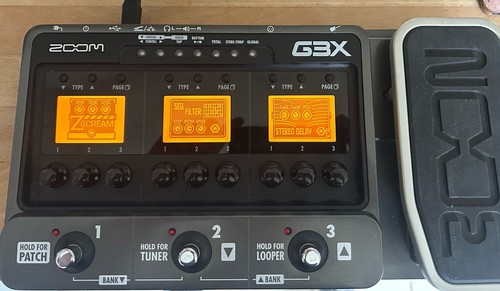 Zoom g3x guitar multi effects - zoom,