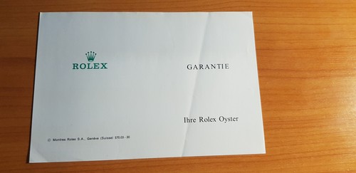 Rolex oyster vintage guarante - vintage,