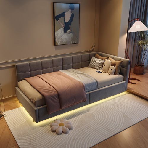 3ft daybed 90x190cm sofa bed - 90x190cm,