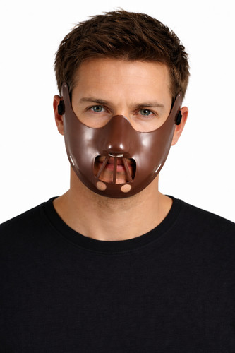 Brown fancy dress plastic - fancy,