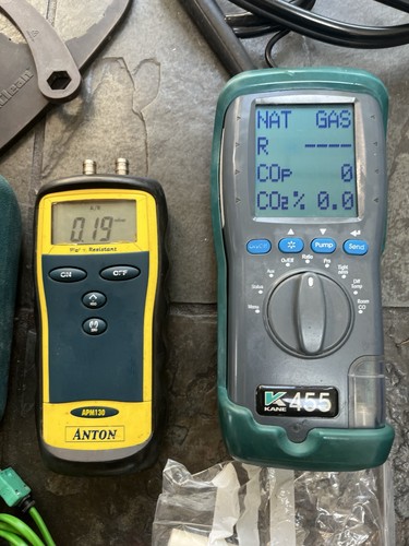 Kane 455 gas - analyser, plus
