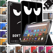 Case For Amazon Kindle Fire HD 8 /HD 8 Plus 2020 Leather Smart Stand Flip Cover