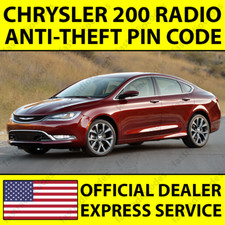✅CHRYSLER 200 CAR RADIO
