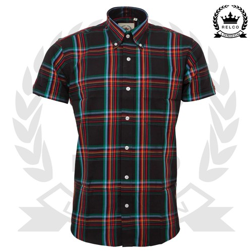 Relco mens check shirt - relco,