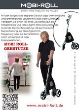 MOBI-ROLL - Orthopedic Steerable Roller Walker with Brake / Seniors Walking Aid