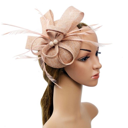 Fascinator hat vintage - hat, bow