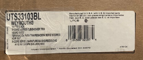 Moen uts33103bl weymouth multi - moen,