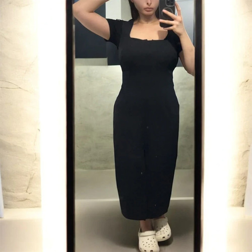 Zara black maxi dress - zara,