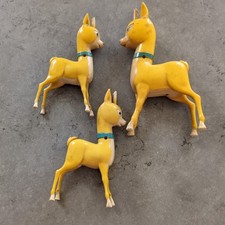 3 Vintage Babycham Deer