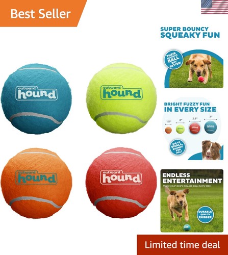 Squeaker ballz 4 pack - squeaker,