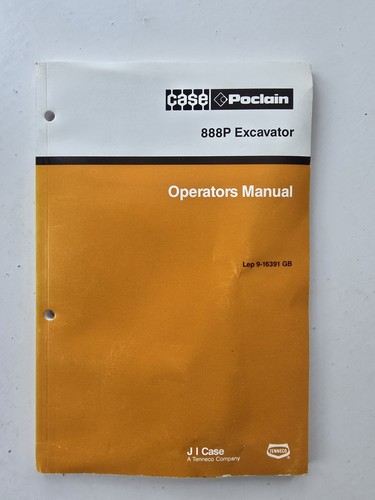 Case poclain 888p - case, excavator