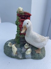 The Leonardo Collection Countryside Friends 1998 Figurine Ducks Letters Only