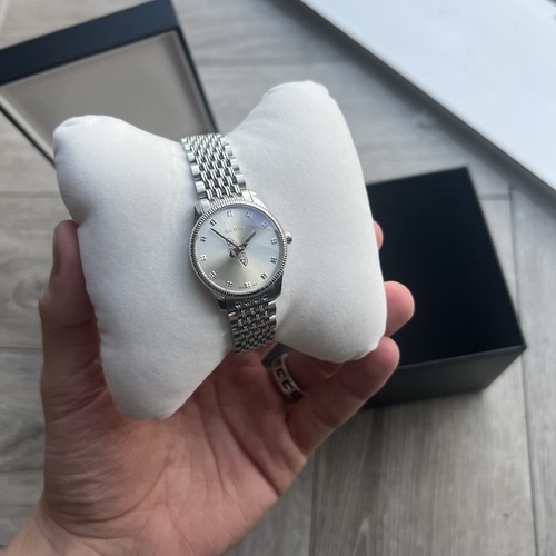 Gucci timeless quartz silver - g,