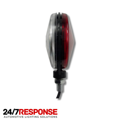 Red white led lollipop spanish - led,