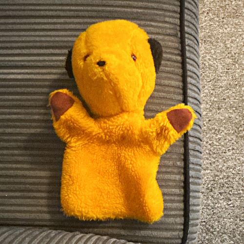 Vintage sooty hand puppet with - vintage,