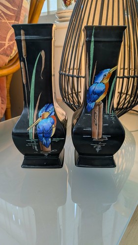Mint pair art deco shelley - mint,
