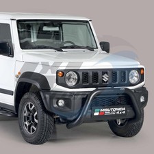 Suzuki Jimny 2018- 76mm Black Powder Coated Bull Bar