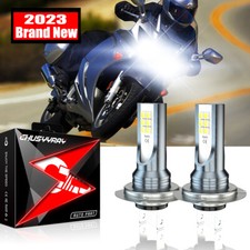 LED Headlight Bulbs For Kawasaki Ninja ZX6R ZX636C 2003-2006 ZX636E 2013-2014