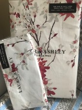 LAURA ASHLEY FORSYTHIA ROSEHIP CURTAINS & TIE BACKS