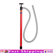 Hand Pump Siphon 36 in Steel Shaft Ergonomic Durable Lightweight Transfer New