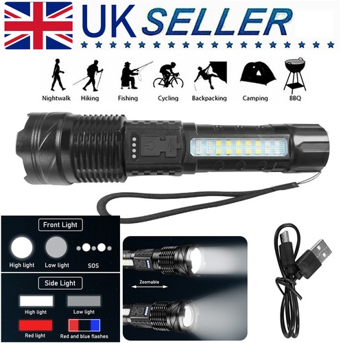 Rechargeable led flashlight - led,