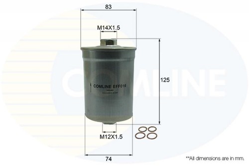 Engine fuel filter for - filter, fiat