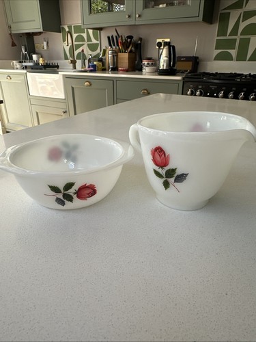 Jaj vintage pyrex cottage rose - jaj,