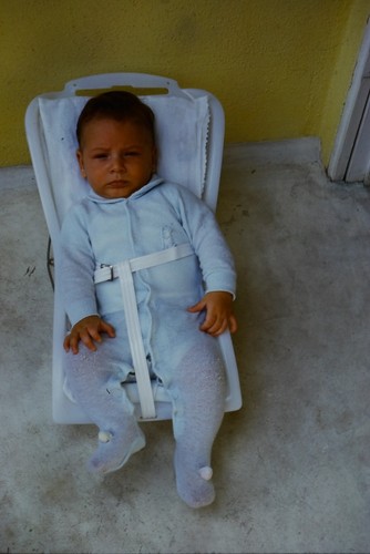 C1960 35mm slide baby - c1960's,