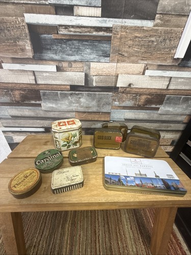 Vintage pipe tobacco tins - vintage,