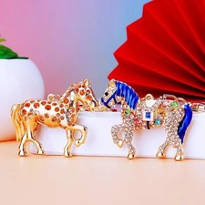 Colorful Horse Pendant Key
