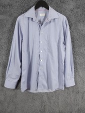 Eton Shirt Mens 15.5 Blue