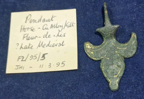 Medieval horse harness pendent - harness,