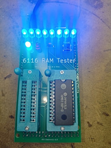 6116 ram tester sram - 6116, arduino