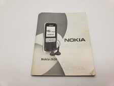 New English Nokia 2630 Mobile Phone User Guide Manual 3POSTUK