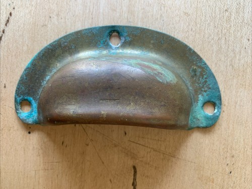 Vintage brass cup - vintage, cup/pull