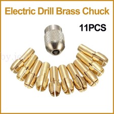 10 x Brass Drill Chuck Collet