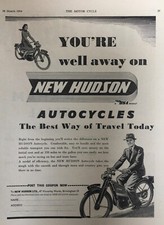 NEW HUDSON AUTOCYCLE 1954