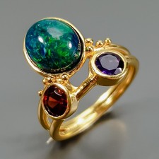 Gemstone Natural Black Opal