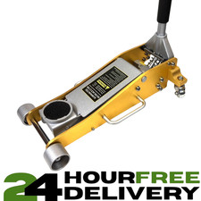 2.5 TON ALUMINIUM & STEEL NEW LOW PROFILE TROLLEY JACK GARAGE VEHICLE CAR RACING