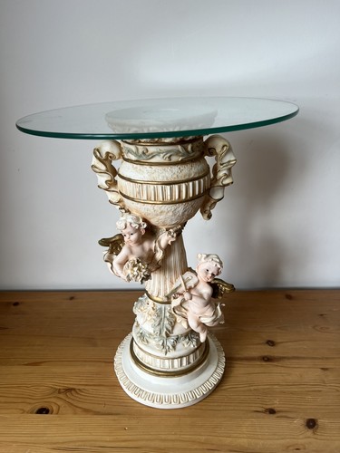 Vintage cherub side table - vintage,
