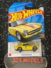 HONDA S800 RACING YELLOW  Hot Wheels 1:64 **COMBINE POSTAGE**