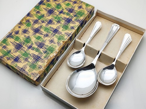 Pudding spoons server set - &,