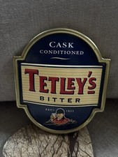 Vintage Tetley Best Bitter Pump Clip pump clip Brass Metal