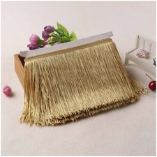 10cm 15cm 20cm 30cm GOLD Tassel Fringe Trim Sewing Edging Craft Lampshade Gatsby