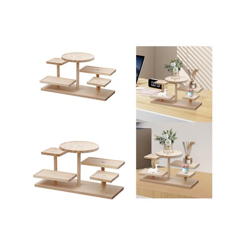 Wood cake stand wooden plant - stand,